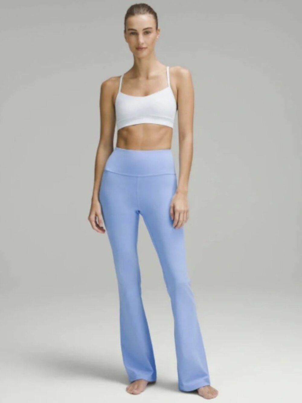 Lululemon Groove Super-High-Rise Flared Pant Nulu *Regular Aero Blue